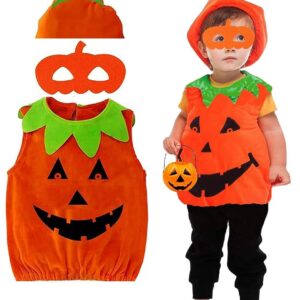 Halloween Pumpkin Dress For Kids Costumes For Roleplay Cosplay Carnival