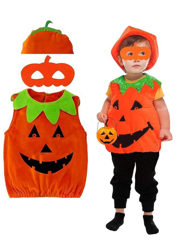 Halloween Pumpkin Dress For Kids Costumes For Roleplay Cosplay Carnival