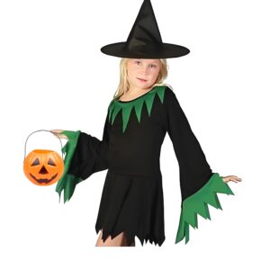 Green witch Dress with Bag
