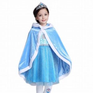 Girls Dress Up Hodded Cape Toddler Costume For Princess Cloaks