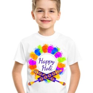 Happy Holi Printed Tshirts