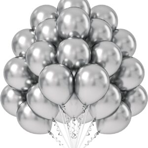 Silver Metallic Chrome Balloons