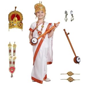 Maa-Saraswati-Dress-for-Kids