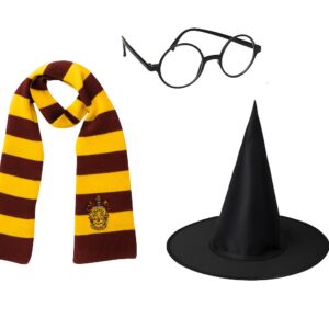 Harry Potter Costume Magical Wizard World Glasses with Tie