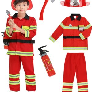 Fireman Role Play Costume for Kids