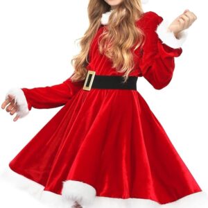 Miss Santa Girl Dress on Rent