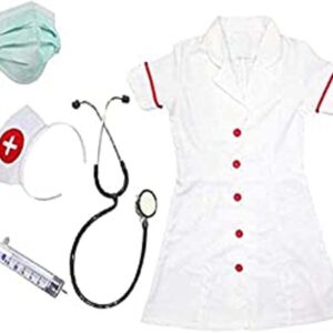 Nurse costume for kid girls